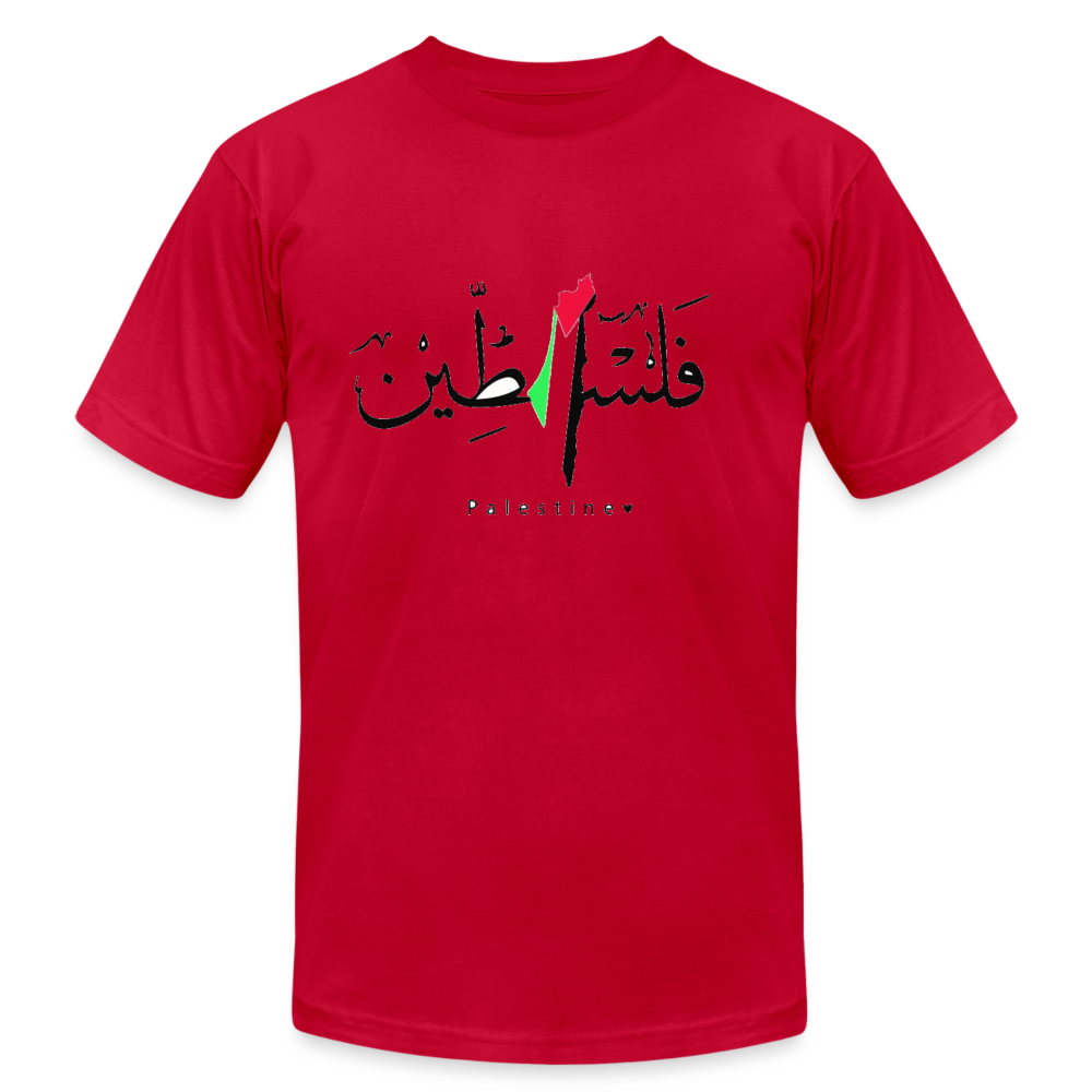 Unisex Jersey T-Shirt by Bella + Canvas - red