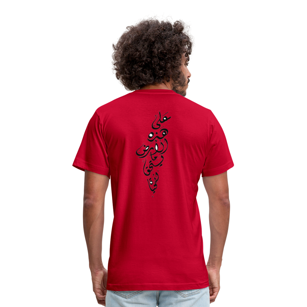 Unisex Jersey T-Shirt by Bella + Canvas - red