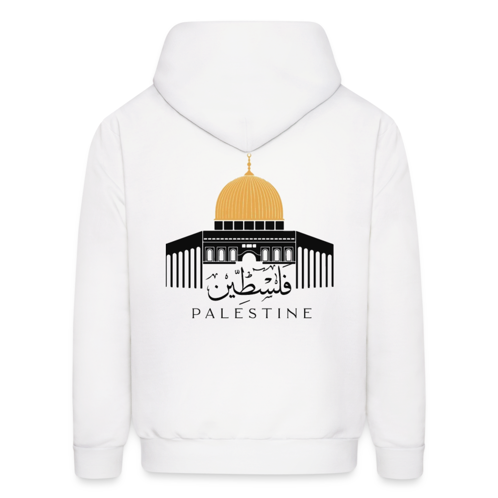 Dome of the Rock Men's Hoodie - white