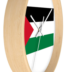 Palestine Flag Wall clock
