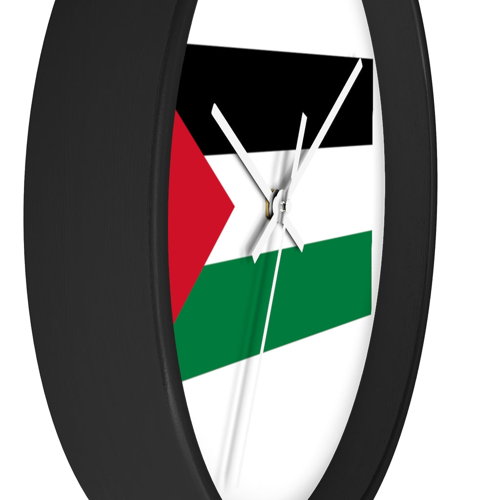 Palestine Flag Wall clock