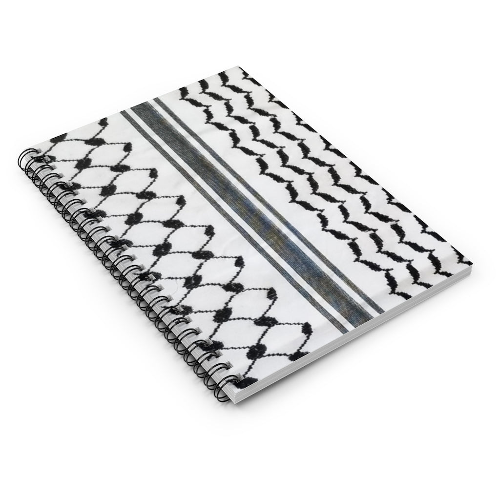Keffiyeh Spiral Notebook - Ruled Line