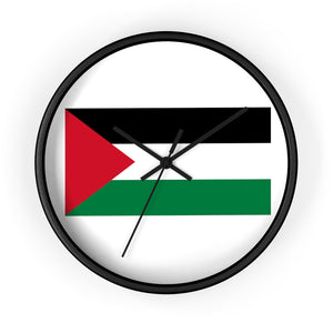 Palestine Flag Wall clock