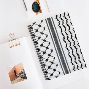 Keffiyeh Spiral Notebook - Ruled Line