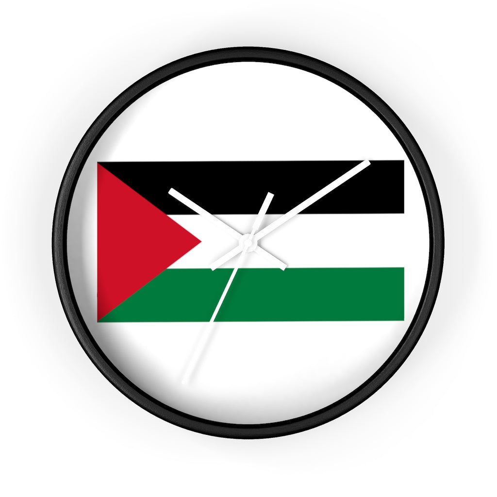 Palestine Flag Wall clock