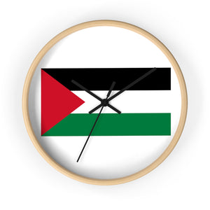 Palestine Flag Wall clock