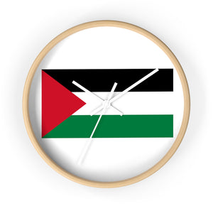 Palestine Flag Wall clock