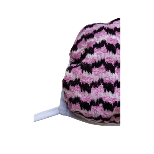Limited Edition Pink and Black Keffiyeh Mask