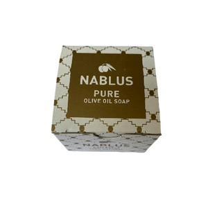 Handmade Vegan Palestinian Olive Oil Soap | NABLUS Pure Traditional Mediterranean Soap (2 items)
