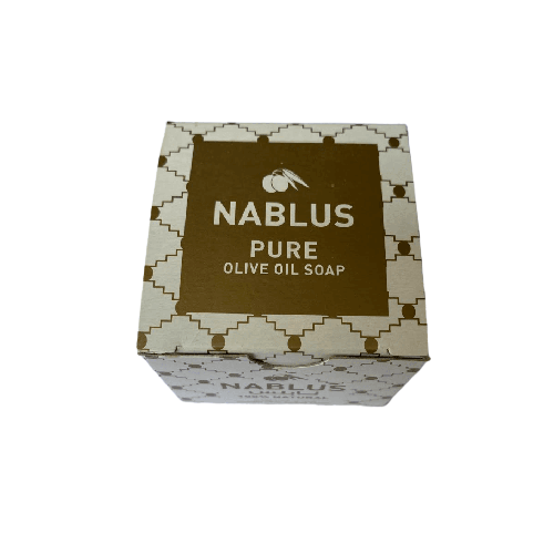 Handmade Vegan Palestinian Olive Oil Soap | NABLUS Pure Traditional Mediterranean Soap (2 items)