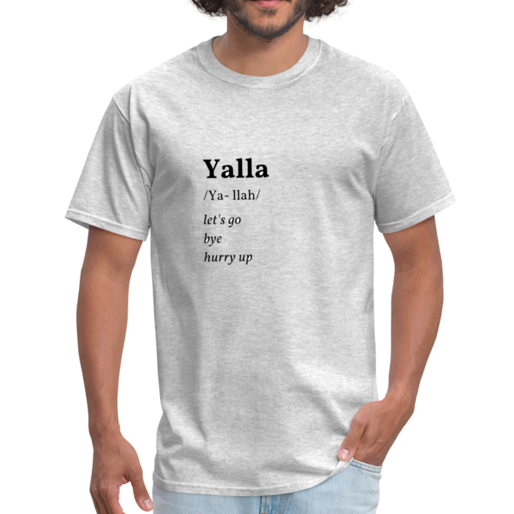 Yalla T-shirt - heather gray