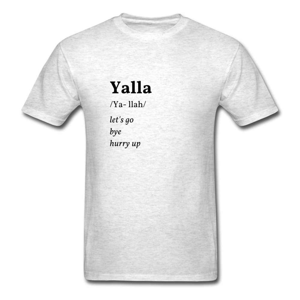 Yalla T-shirt - light heather gray
