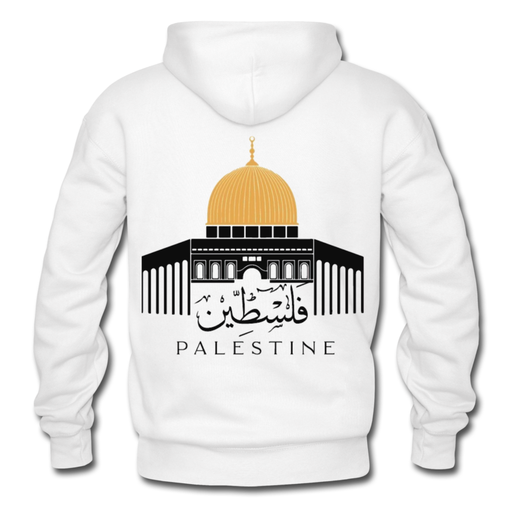 DOME OF THE ROCK UNISEX HOODIE - white