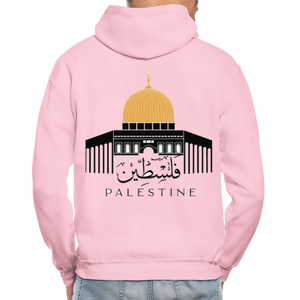 DOME OF THE ROCK UNISEX HOODIE - light pink