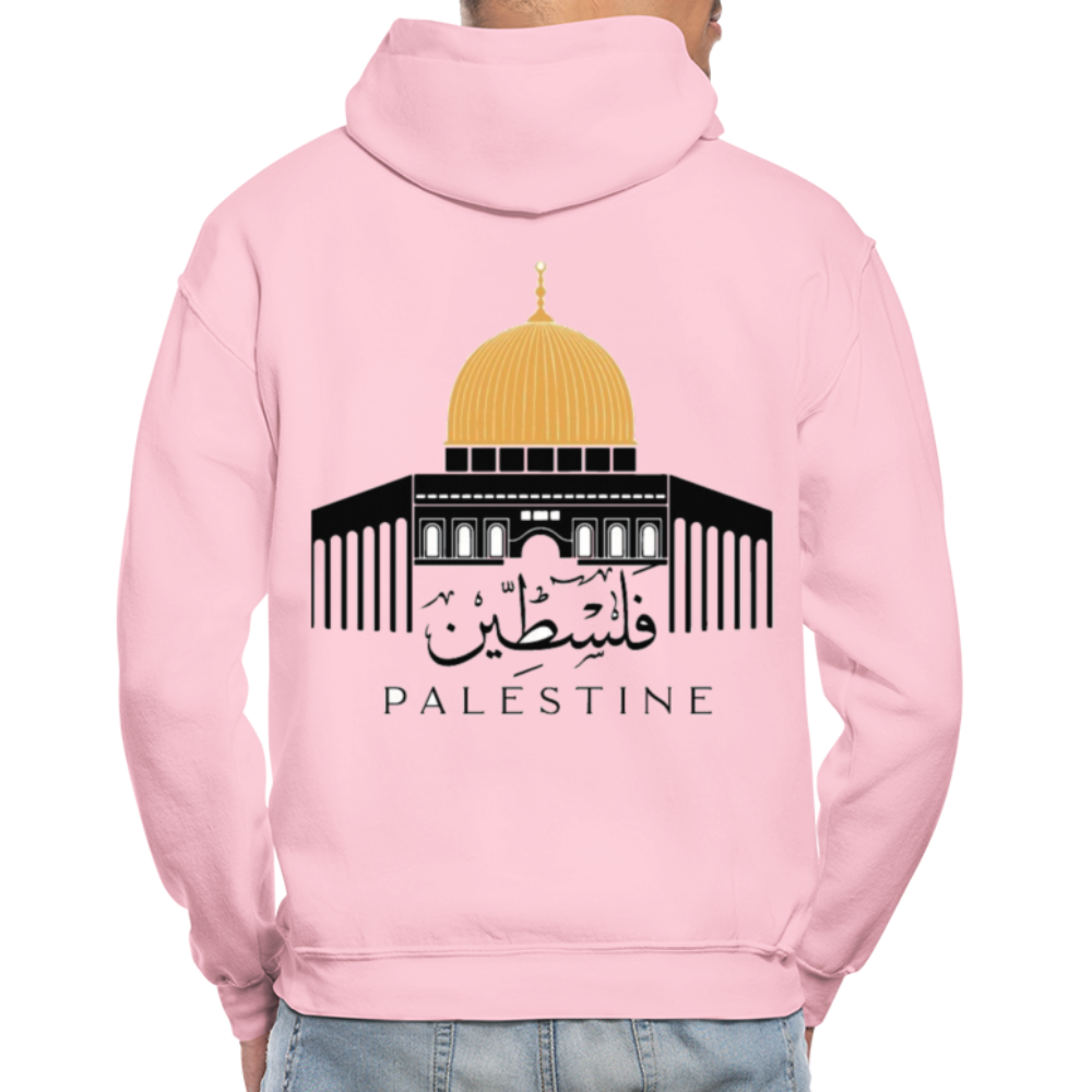 DOME OF THE ROCK UNISEX HOODIE - light pink