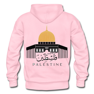 DOME OF THE ROCK UNISEX HOODIE - light pink