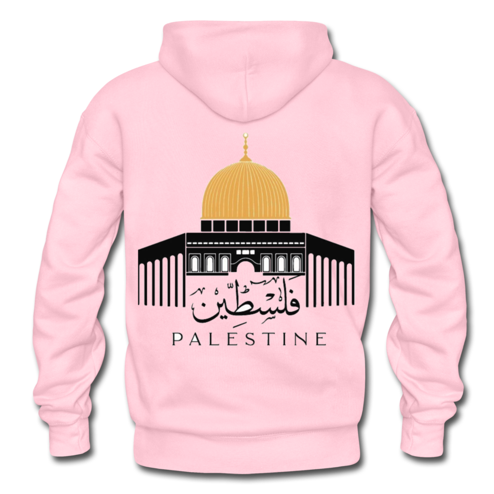 DOME OF THE ROCK UNISEX HOODIE - light pink