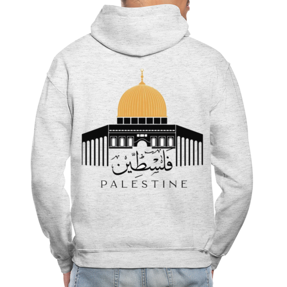 DOME OF THE ROCK UNISEX HOODIE - light heather gray