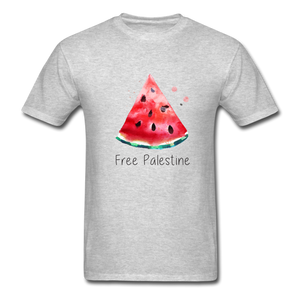 Free Palestine Unisex T-Shirt - heather gray