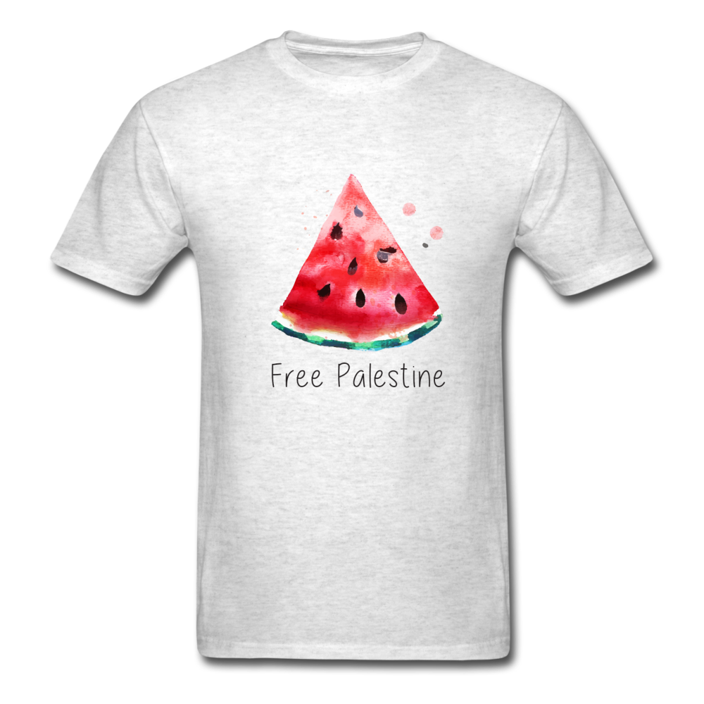 Free Palestine Unisex T-Shirt - light heather gray
