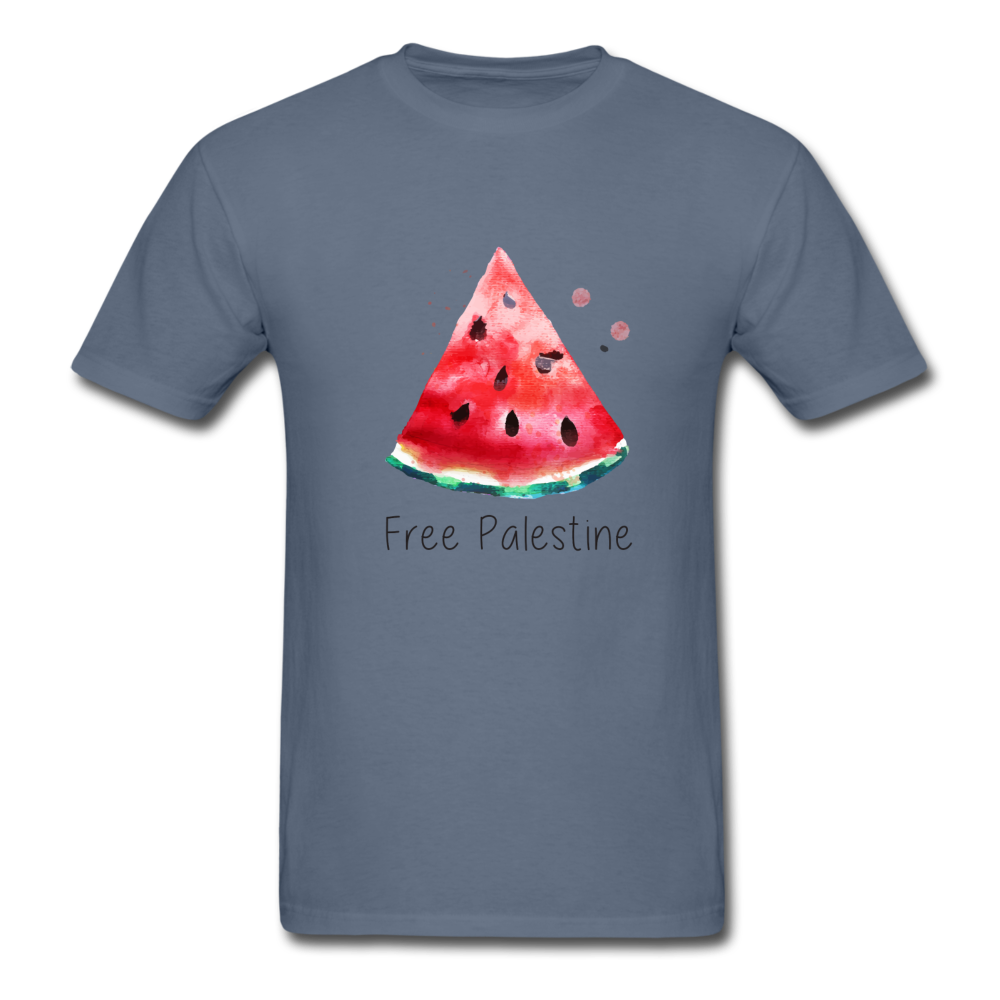 Free Palestine Unisex T-Shirt - denim