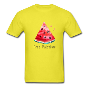 Free Palestine Unisex T-Shirt - yellow