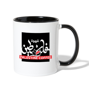 PALESTINE COFFEE MUG - white/black