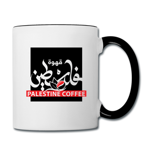 PALESTINE COFFEE MUG - white/black