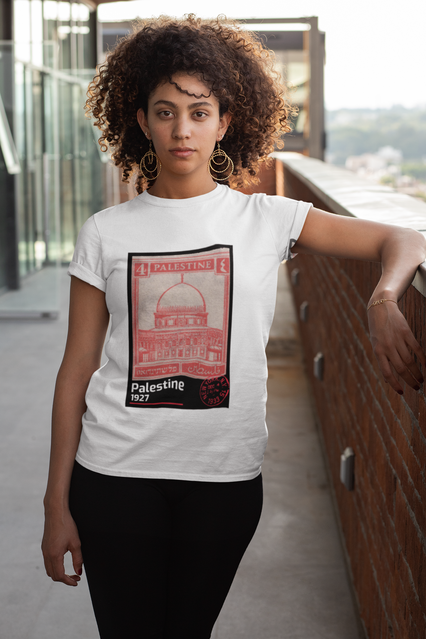 Palestine Stamp Unisex T-shirt