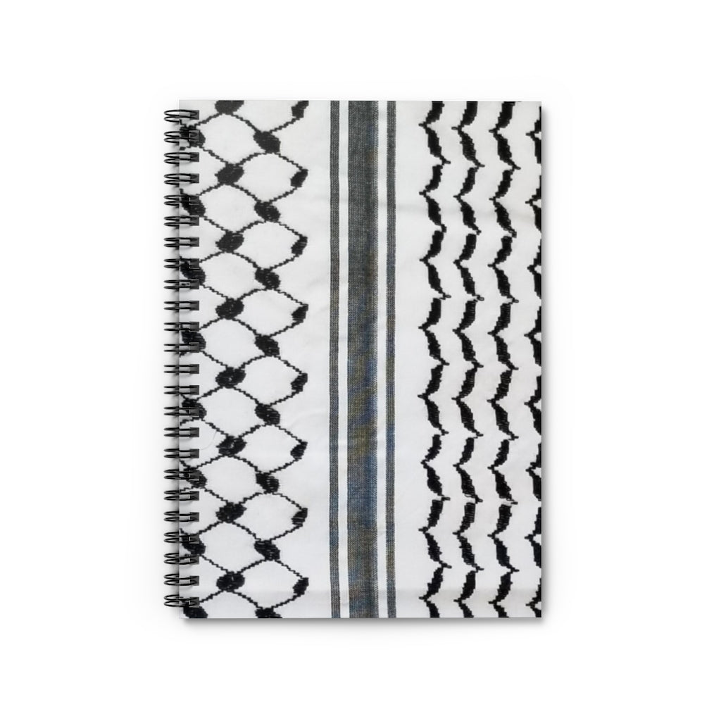 Keffiyeh Spiral Notebook - Ruled Line