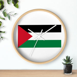 Palestine Flag Wall clock