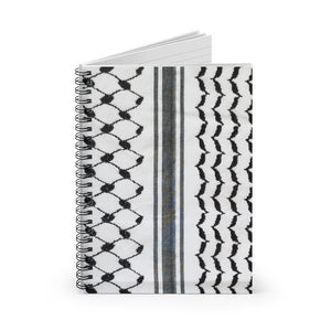 Keffiyeh Spiral Notebook - Ruled Line