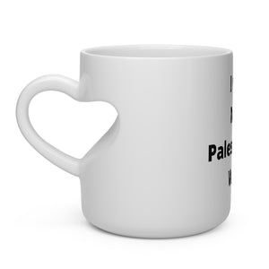 Limited Edition I love my Palestinian Wife Heart Shape Mug