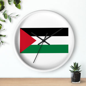 Palestine Flag Wall clock