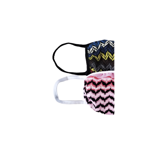 Pink & Weavy Colors Mask Set (2)