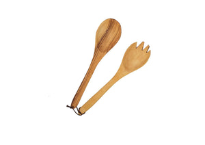 Hand made Olive Wood Spoon and Fork Set