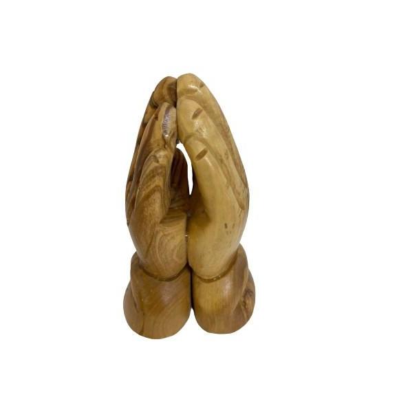 Holy land Prayers Hand Olive Wood