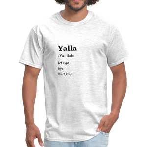 Yalla T-shirt - light heather gray