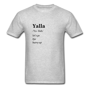 Yalla T-shirt - heather gray