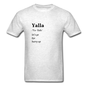 Yalla T-shirt - light heather gray