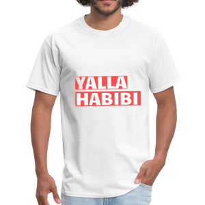 YALLA HABIBI CLASSIC T-SHIRT - white