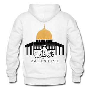 DOME OF THE ROCK UNISEX HOODIE - white