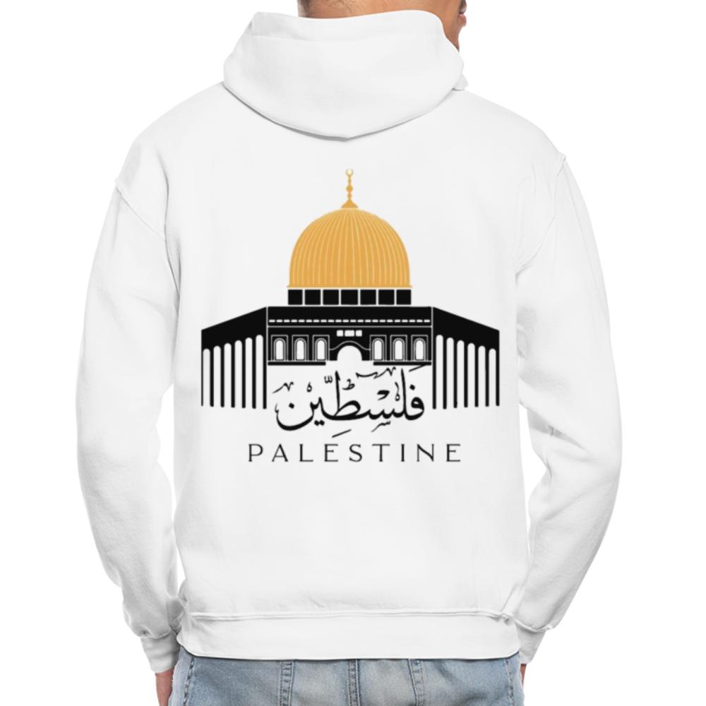 DOME OF THE ROCK UNISEX HOODIE - white