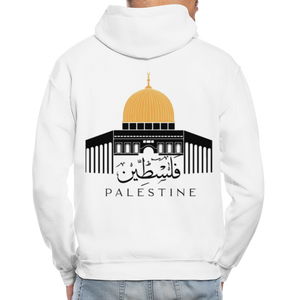 DOME OF THE ROCK UNISEX HOODIE - white