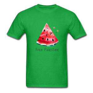 Free Palestine Unisex T-Shirt - bright green