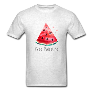 Free Palestine Unisex T-Shirt - light heather gray