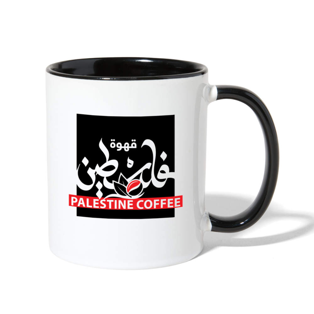 PALESTINE COFFEE MUG - white/black