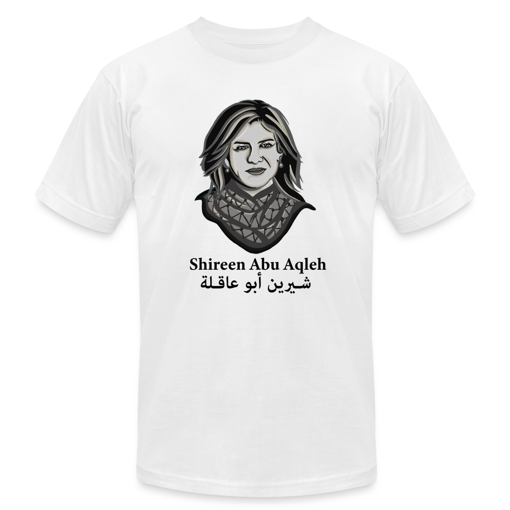 Say Her Name, Shireen Abu Aqleh - white